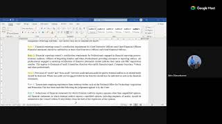 ADVANCE AUDIT AND ASSURANCE GENERAL CLASS CHAPTER 2: REGULATORY ENVIRONMENT