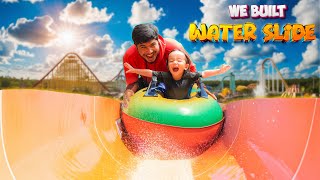 We Made Mottamaadi Waterslide For Nirav