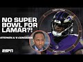 Stephen A. is CONCERNED Lamar Jackson will never win a Super Bowl 😯 | First Take