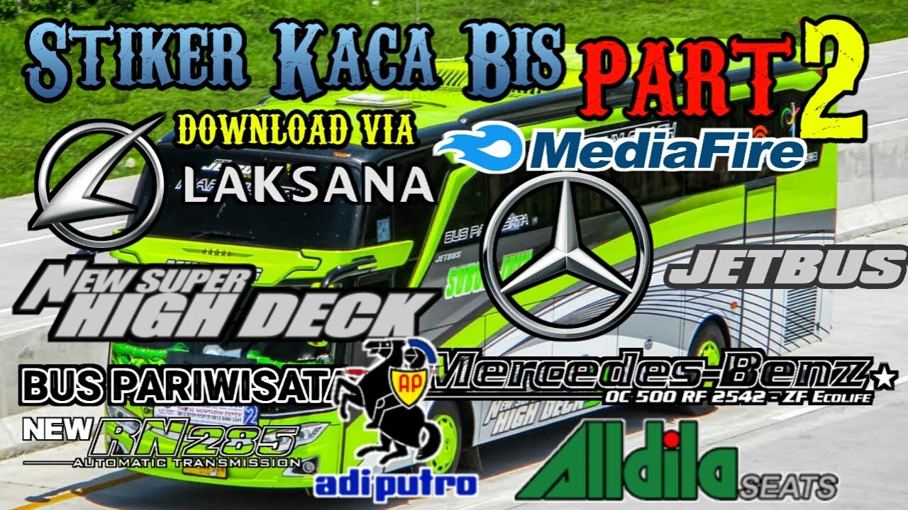 Stiker kaca Bis mentahan stiker kaca bus simulator indonesia part 2