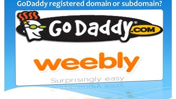 Connect Weebly Site to GoDaddy Domain or Subdomain