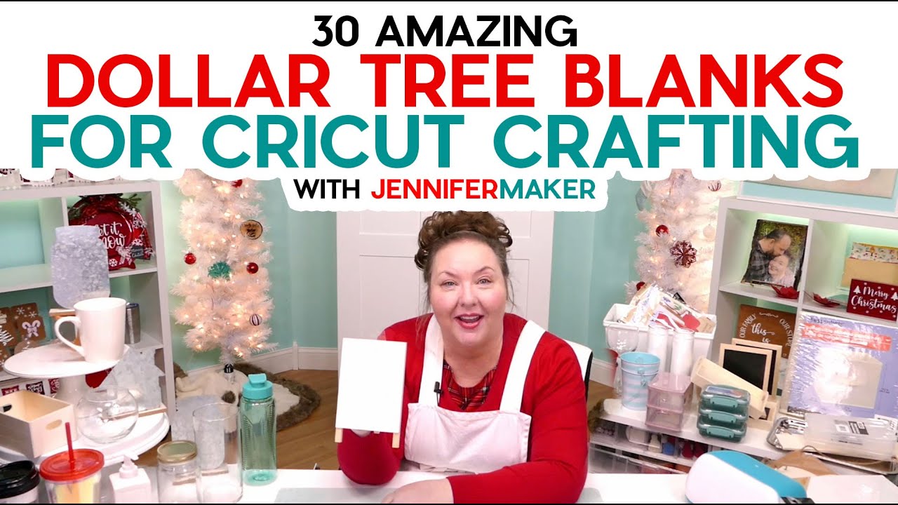 Dollar Tree Crafts  30 AMAZING Dollar Tree Blanks for Cricut Crafting! 