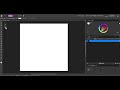 Affinity Flood Fill Tool 黒の背景を作成 Layer Create a black background