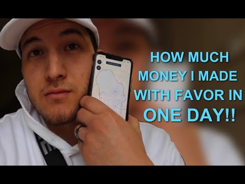 HOW MUCH MONEY I MADE WITH FAVOR IN ONE DAY!!