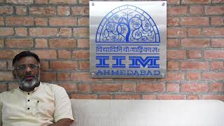 Prof. Biju Varkkey, Chairperson, “ePGP” programme, introduces the e-Mode Post Graduate Programme
