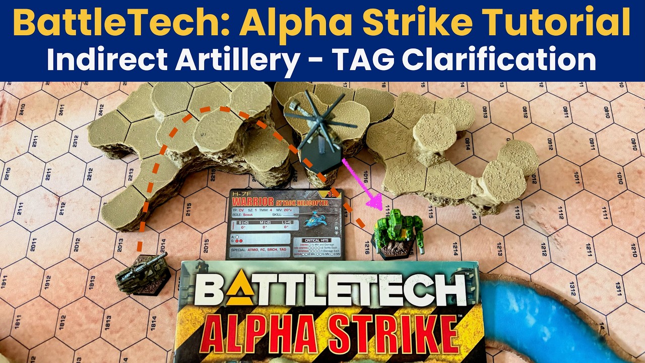 BattleTech: Alpha Strike Artillery Tutorial Follow Up - TAG Rules ...