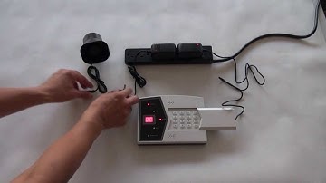 How to activate wireless outdoor siren ?  ( S Model ) - www.aasalarm.com.