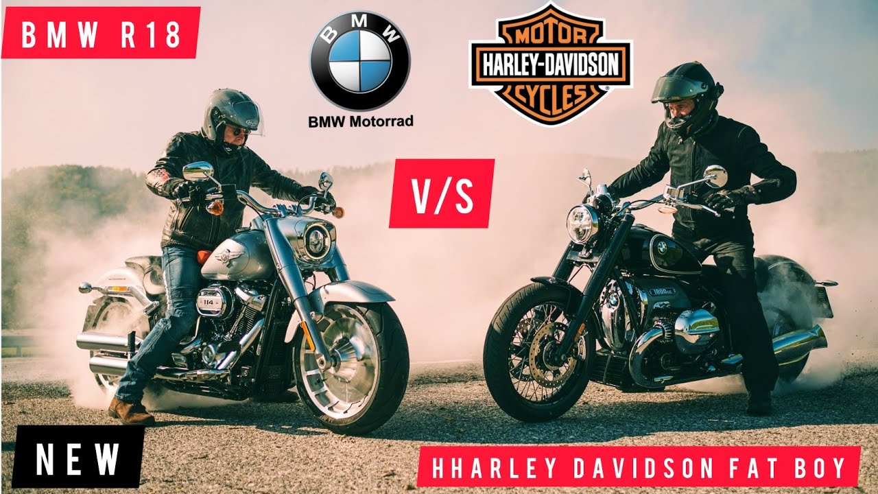 world best cruiser motorcycle BMW R 18 Vs Harley Davidson Fat BOY - YouTube