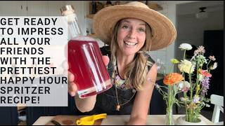 How to Make Rhubarb Infused Simple Syrup for Cocktails \u0026 Mocktails