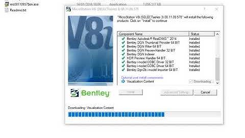 Hướng dẫn cài Bentley Microstation V8i (SELECTSeries 3) 08.11.09.578 - Gcadas
