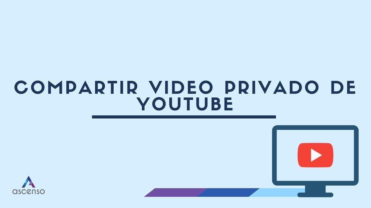 Permisos videos privados Youtube studio