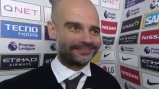 Guardiola is so happy