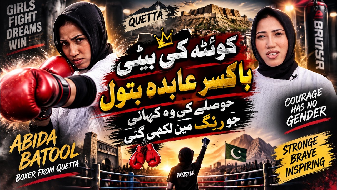 Quetta’s Boxer Abida Batool: A Story of Courage and Determination Written in the Ring | Nazrban