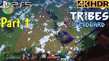 Tribes of Midgard PS5 Multiplayer Gameplay Walkthrough 4K 60FPS HDR Part 1 Full Game No Commentary