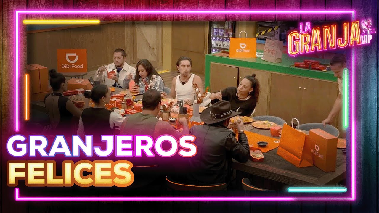 ¡Sushi y mucha felicidad para nuestros granjeros después de una semana dura de trabajo!