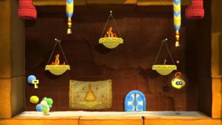Yoshi's Woolly World ~ World 2-7: The Desert Pyramid Beckons! (Collectables Guide)