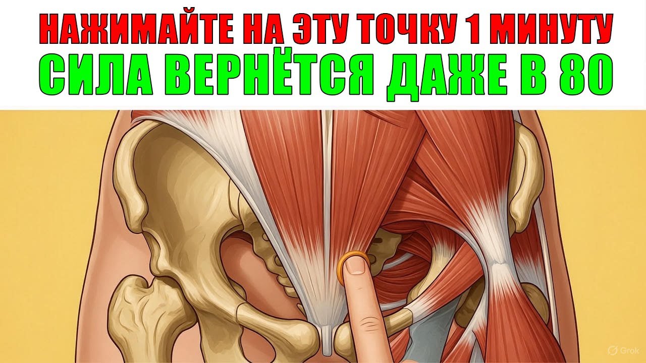 Для мужчин старше 60: 1 мин ежедневного массажа - и энергия вернется