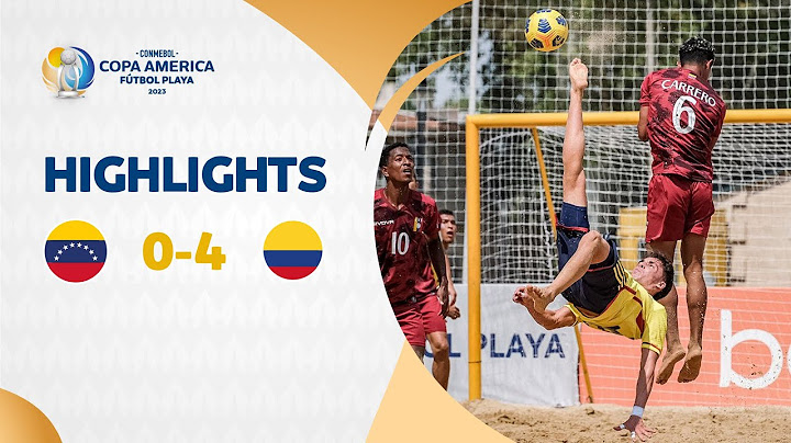 #CAPlaya | VENEZUELA 0-4 COLOMBIA | RESUMEN | FECHA 5