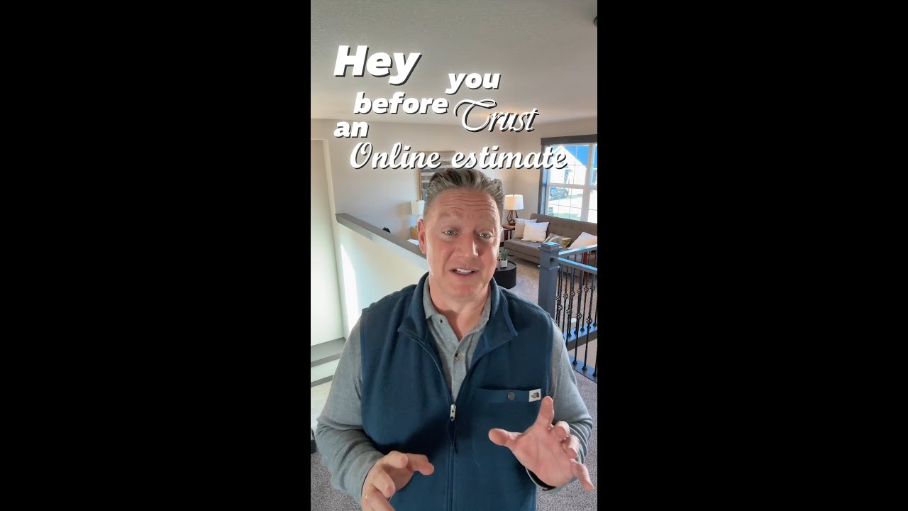 Don't trust an online estimate for your home's value.