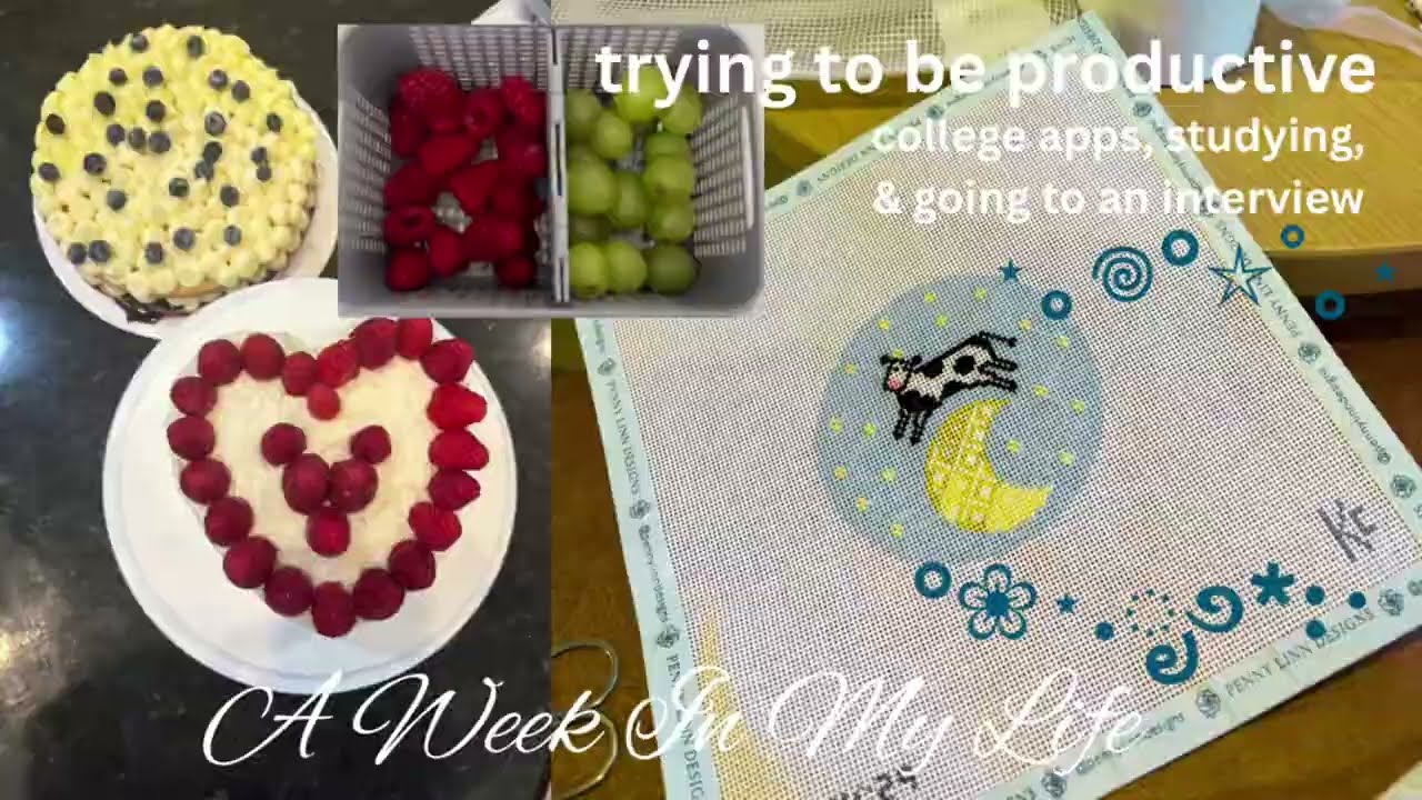 [VLOG] how i spend my days as a high school senior | studying, finishing college apps, interview