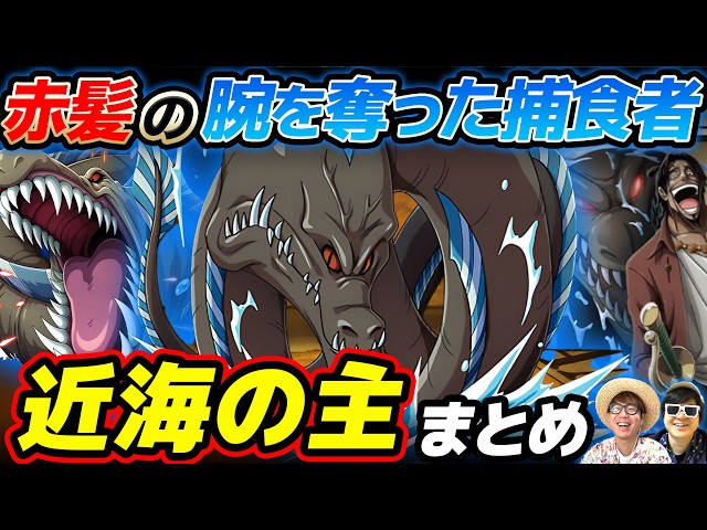 【 ワンピース 】あのヒグマとシャンクスがやられた最強の海王類！近海の主まとめ！ONE PIECE