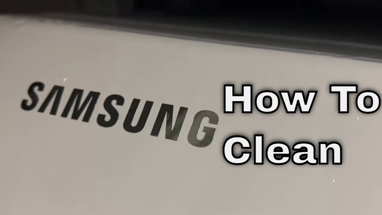 How to Clean Samsung Washing Machine YouTube