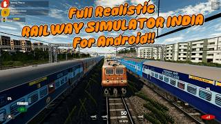 Railway Simulator India | Realistic Train Simulator Game For Android | Patna Route | Blue ICF | WAP4 screenshot 2