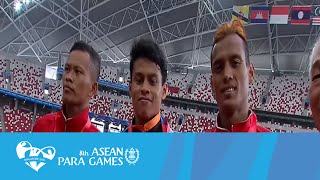 Athletics (Day 6 Morning) Men's 1500m T20 Victory Ceremony | 8th ASEAN Para Games 2015