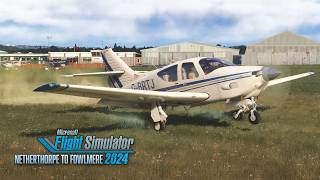 Black Square Commander | ネザーソープからフォウルミアへ | Microsoft Flight Simulator 2024 4K Ultra screenshot 5