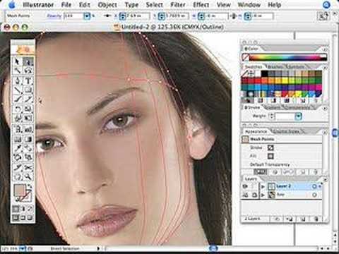 Tutorial de Gradient mesh - YouTube