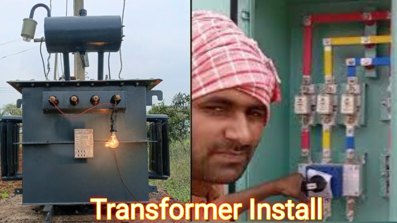 How to install 63 KV transformer llकैसे लगाएं 63kv ट्रांसफॉर्मर