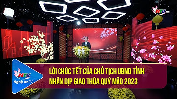 Lời chúc tết của Chủ tịch UBND tỉnh nhân dịp giao thừa Quý Mão 2023