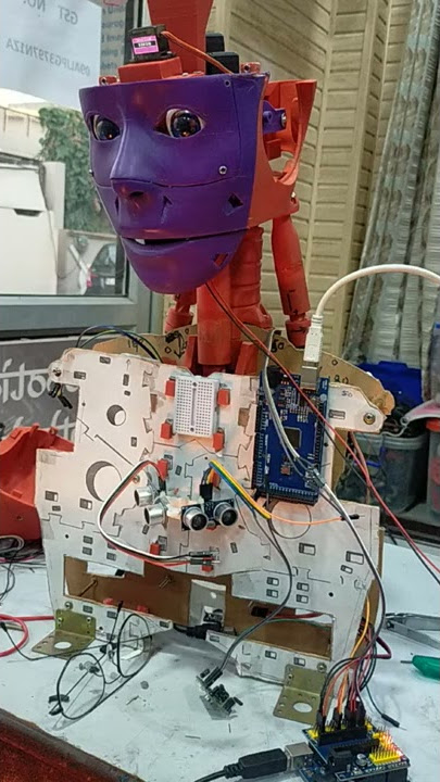 #robot #humanoid #Arduino My humanoid robot inmoov working on voice commands