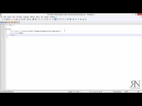 Facebook Style Search (Part 2-4) - HTML & CSS