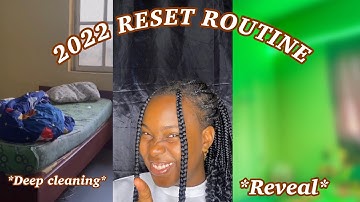 2022 Reset Vlog: Deep cleaning, Eating healthy, setting goals, how to create a vision board #abuad