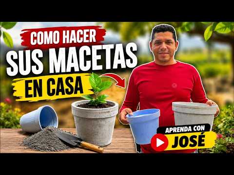 Aprendiendo hacer macetas en casa
