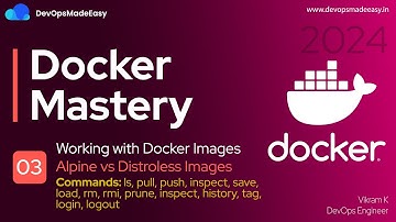 Working with Docker Images | Alpine vs Distroless Images | Push Images to Docker Hub