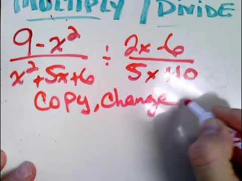 Multiply and Divide Rational Functions - YouTube