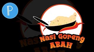 CARA MEMBUAT LOGO USAHA DI HP MENGGUNAKAN APLIKASI PIXELLAB || LOGO NASI GORENG  // TUTORIAL ANDROID