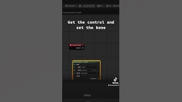 60 sec clip of setting up Control Rig inside UE5 #blender #unrealengine #gaming #unreal #animation