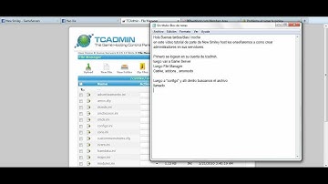 Creacion de Admins en TCAdmin + TUTORIAL NewSmiley GameServers