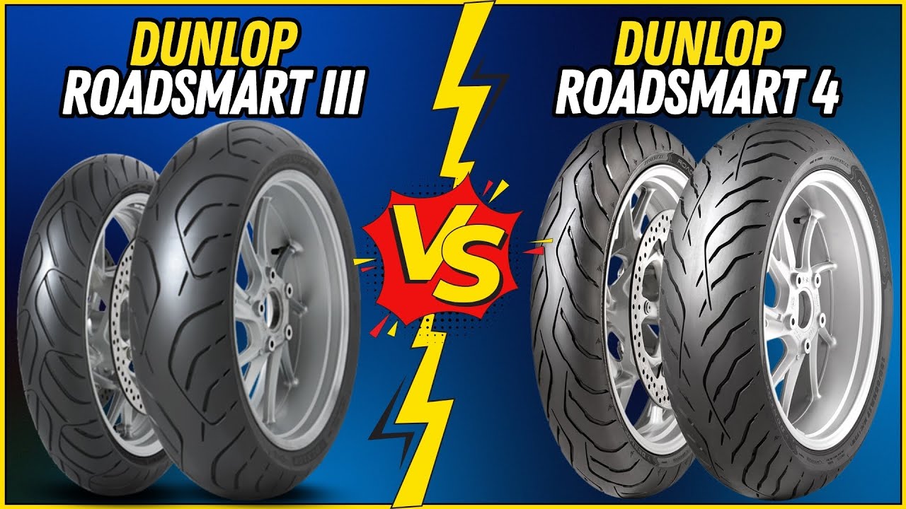 Dunlop Roadsmart III vs Dunlop Roadsmart 4: Touring Tire Evolution