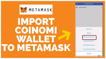 How To Import Coinomi Wallet To Metamask? Import Coinomi Account To Metamask 2022