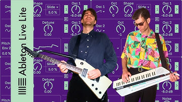 Ableton Drift synth guitar lead tutorial - NO 3rd party plugins! [Ableton Live 11 tips & tricks]