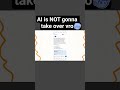 AI AINT GONNA TAKEOVER #ai#gemini#google#stupid#dumb