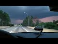Driving head-on into a Severe Thunderstorm Orlando FL April 6, 2019