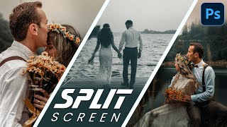 How to Create Split Screen STEP BY STEP in Adobe Photoshop | Photoshop Tutorial screenshot 5