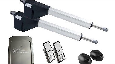 Programación motor puerta batiente modelo LINCE (2 Brazos)