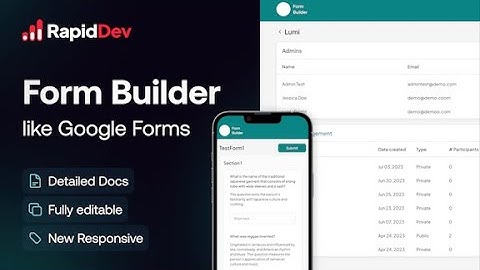 (FREE TEMPLATE) Google Forms Clone - Launch Your Survey Platform
