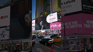 ¡Que emoción! Estamos en Times Square con Obra de Dios 🕯️ gracias @youtubemusic